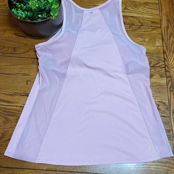 fabletics Pink Mesh Tank Top *no size/ Medium. - Picture 8 of 9